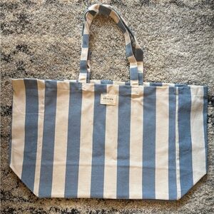 NWT Sezane Blue and White Striped Tote